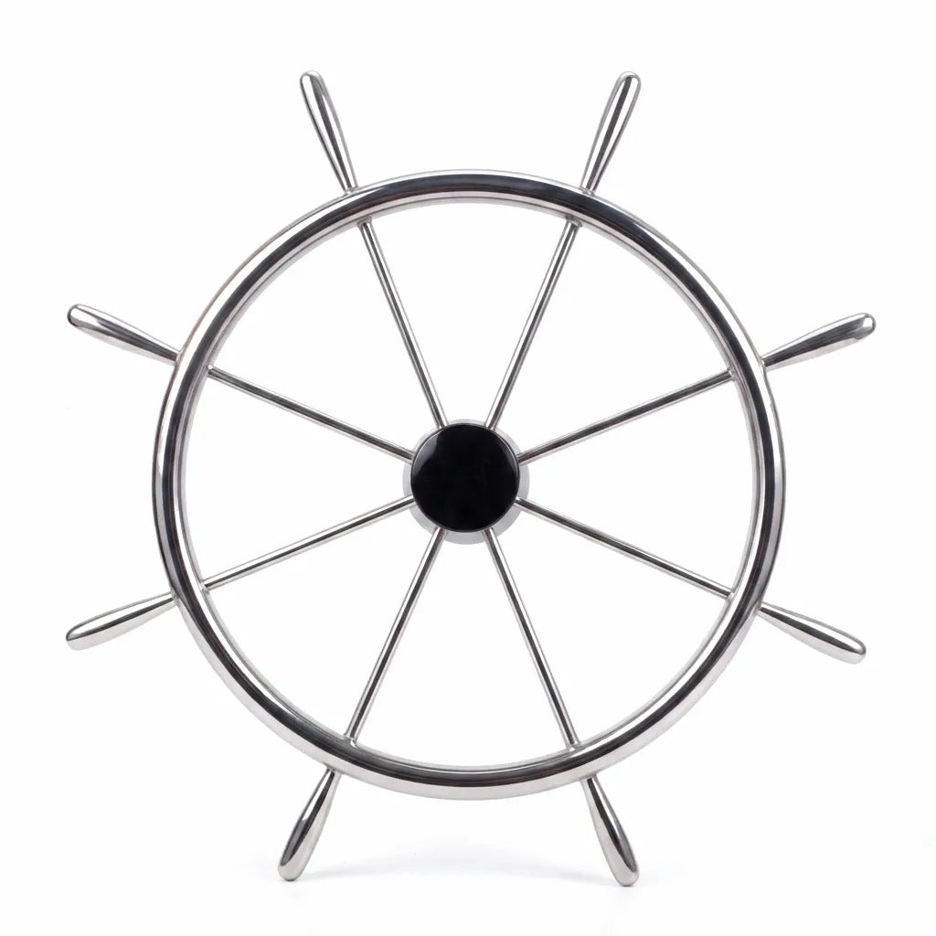 Airow Marine 316 Stainless Steel Boat Steering Wheel 400mm Diameter