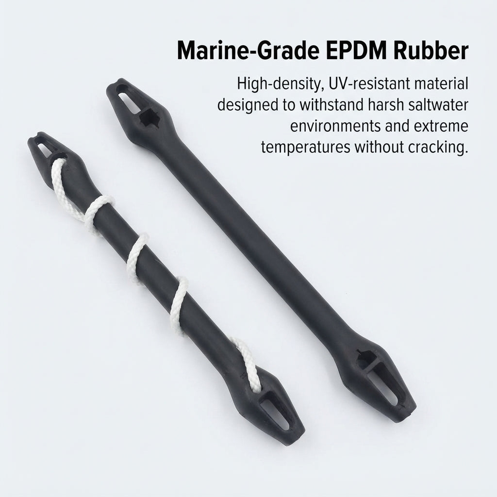 Airow Marine Universal EPDM Mooring Snubber - UV-Stable Shock Absorber