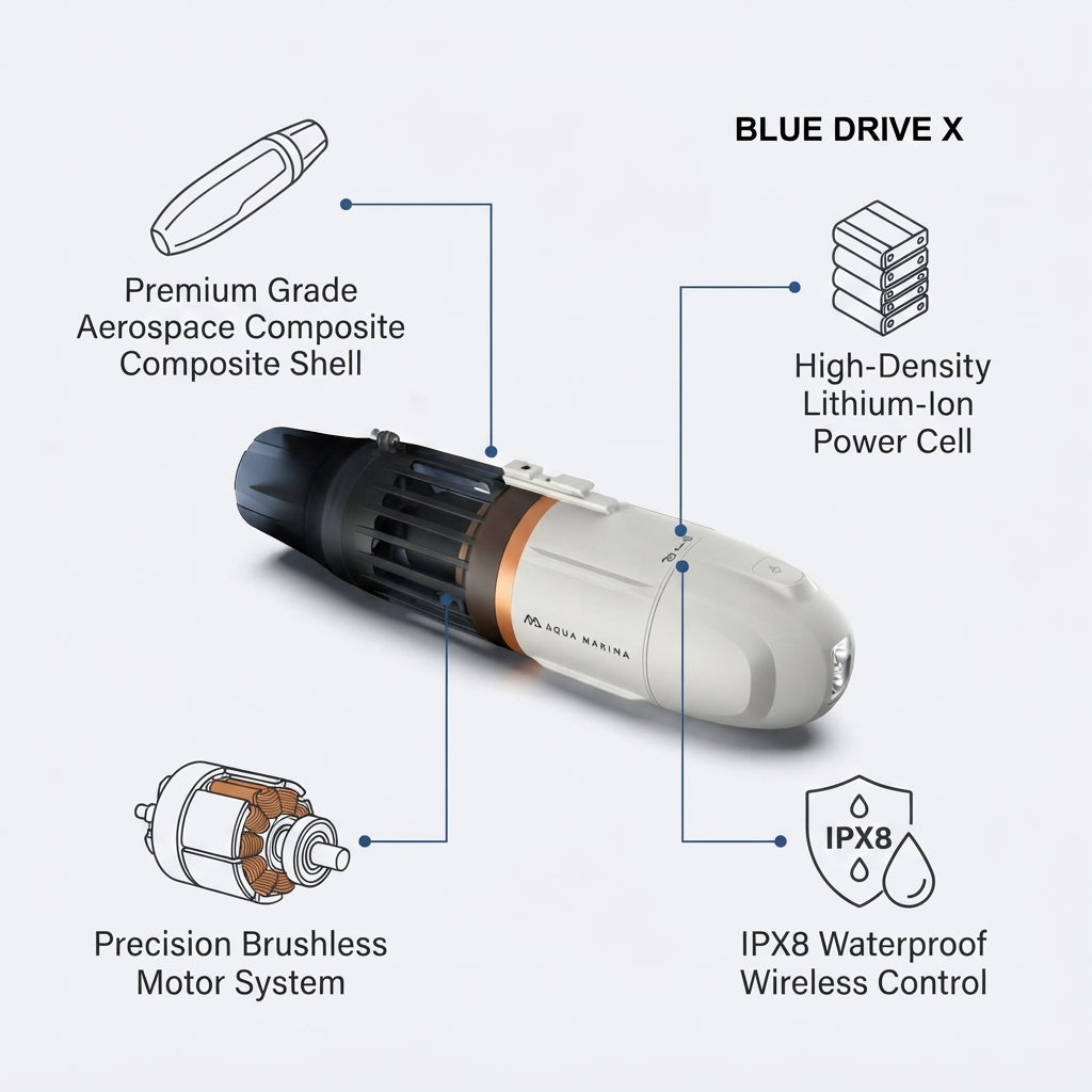 Electric Fin-Style Underwater Propeller - Multi-Vessel Compatible