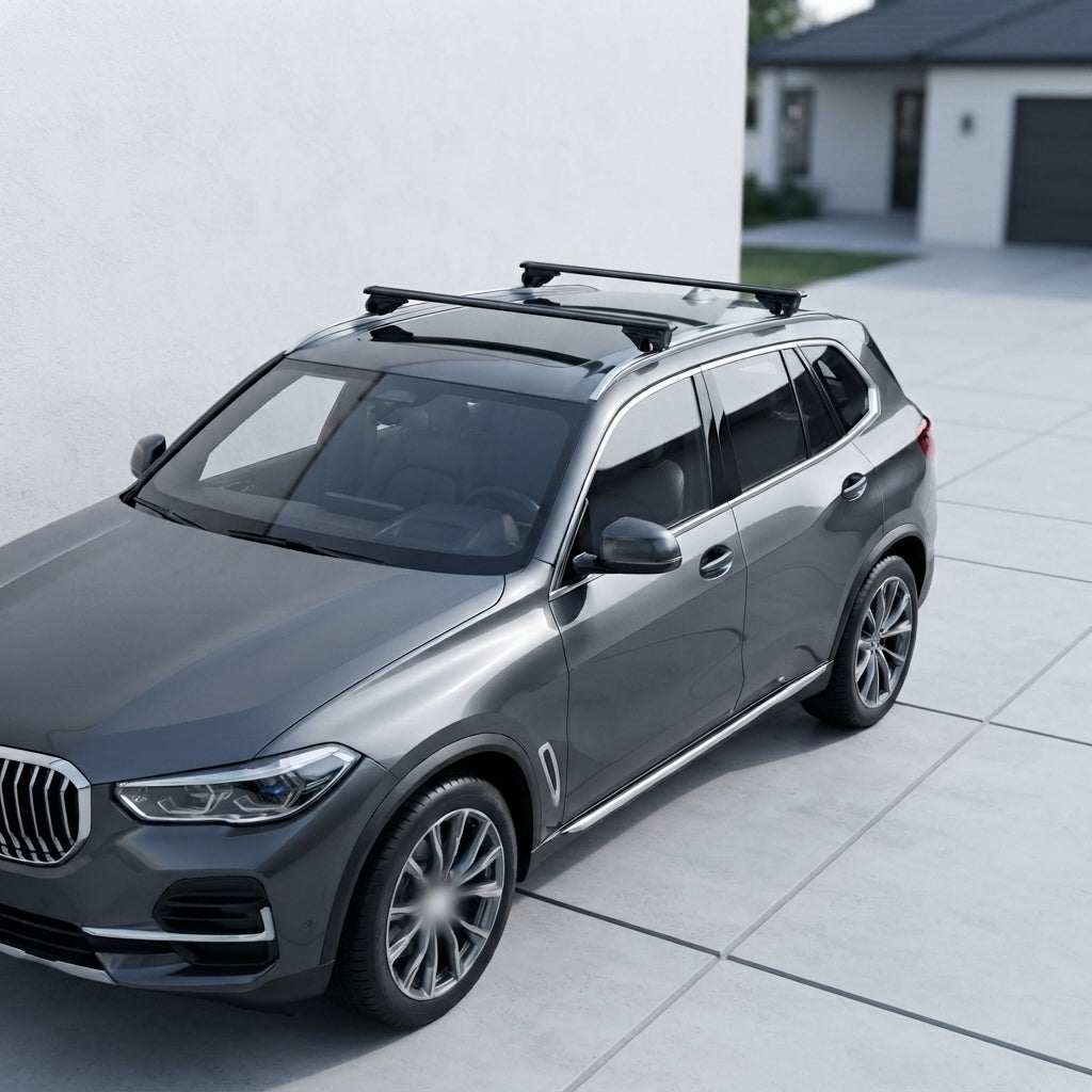 Universal SUV Roof Rack Crossbars - Aluminum Alloy, No-Drill Installation