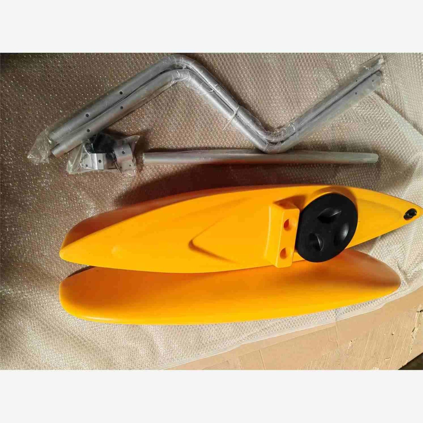 Estabilizadores para kayak, estabilizadores para canoa, kit de sistema de estabilizadores/aletas para kayak con brazos laterales, varilla y accesorios de instalación