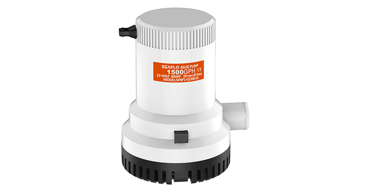 Seaflo 12V Marine Bilge Pump - 2000 GPH High Flow (29mm Outlet)
