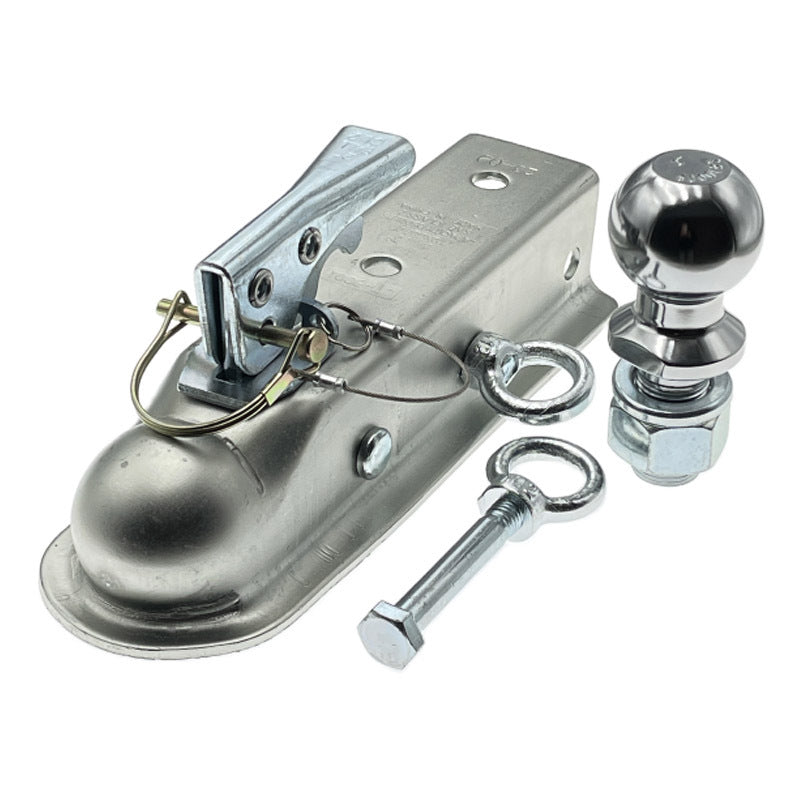 Airow Marine 3500lb Galvanized Steel Trailer Coupler - 2-Inch Ball Fit