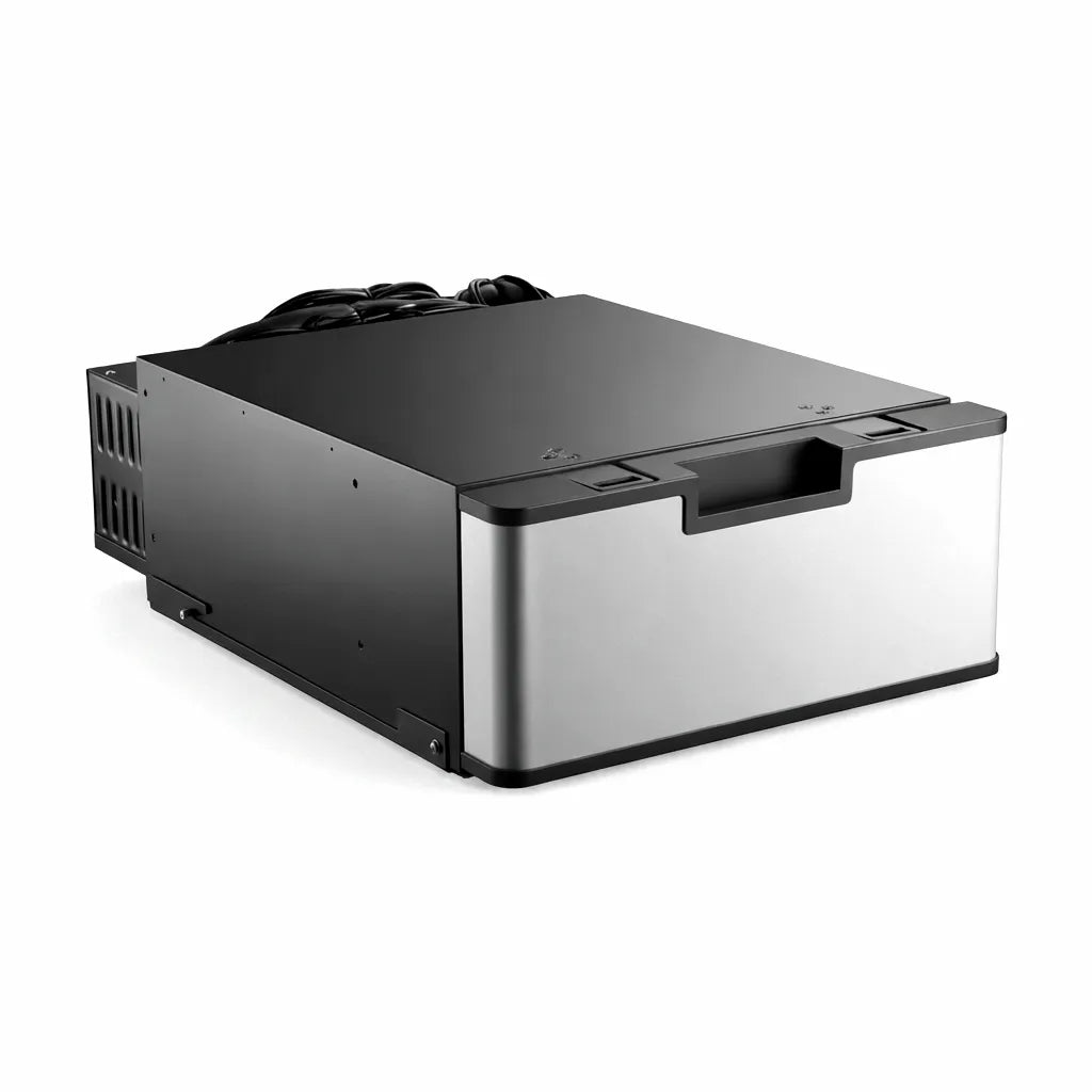 Airow Marine 23L 12V/24V DC Compressor Drawer Refrigerator, Brushed Stainless Steel Finish