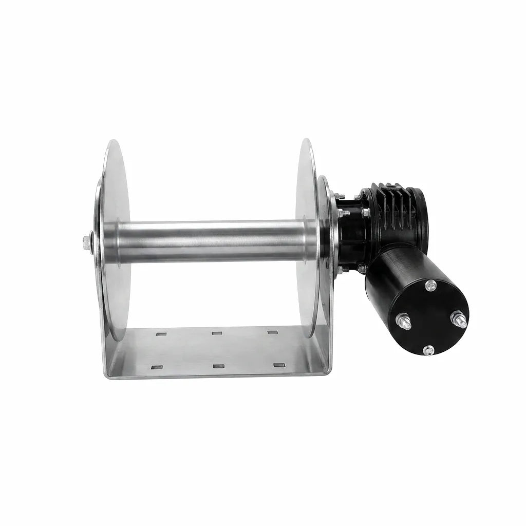 Airow Marine D612/D912 12V DC Electric Anchor Winch, Stainless Steel Drum & Base
