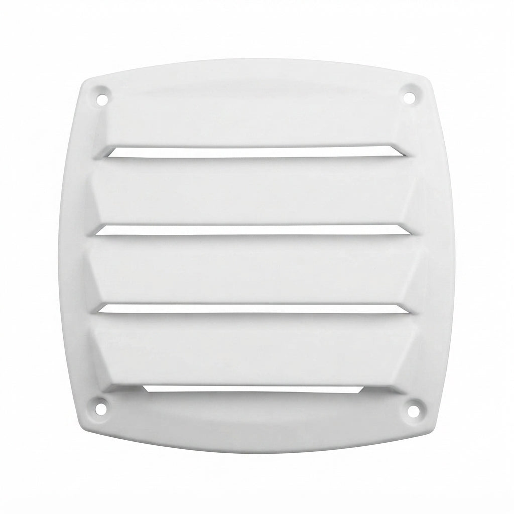 Yacht Louvered Air Vent Cover - Durable Nylon/ABS Marine Grille 82.7mm