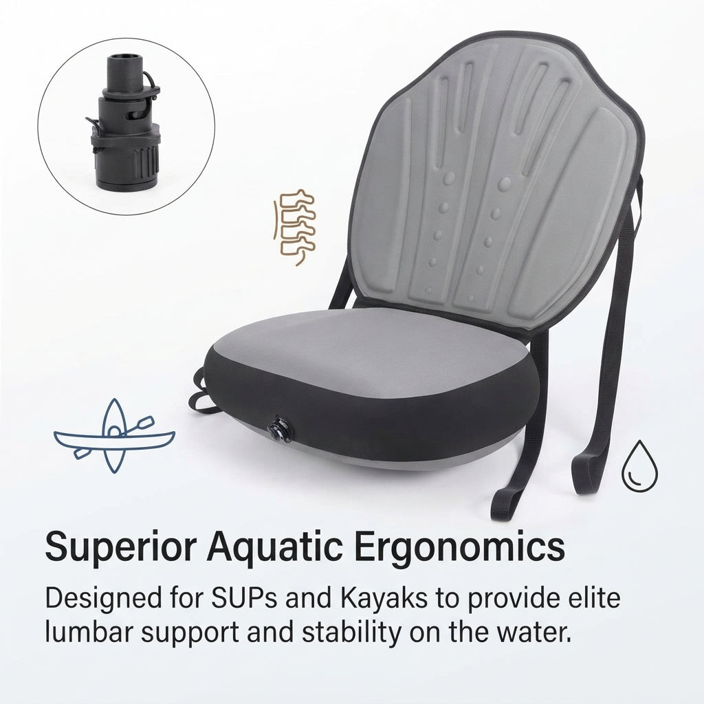 Airow Marine Inflatable Kayak & SUP Seat - High-Density EVA Foam - 17CM Thick