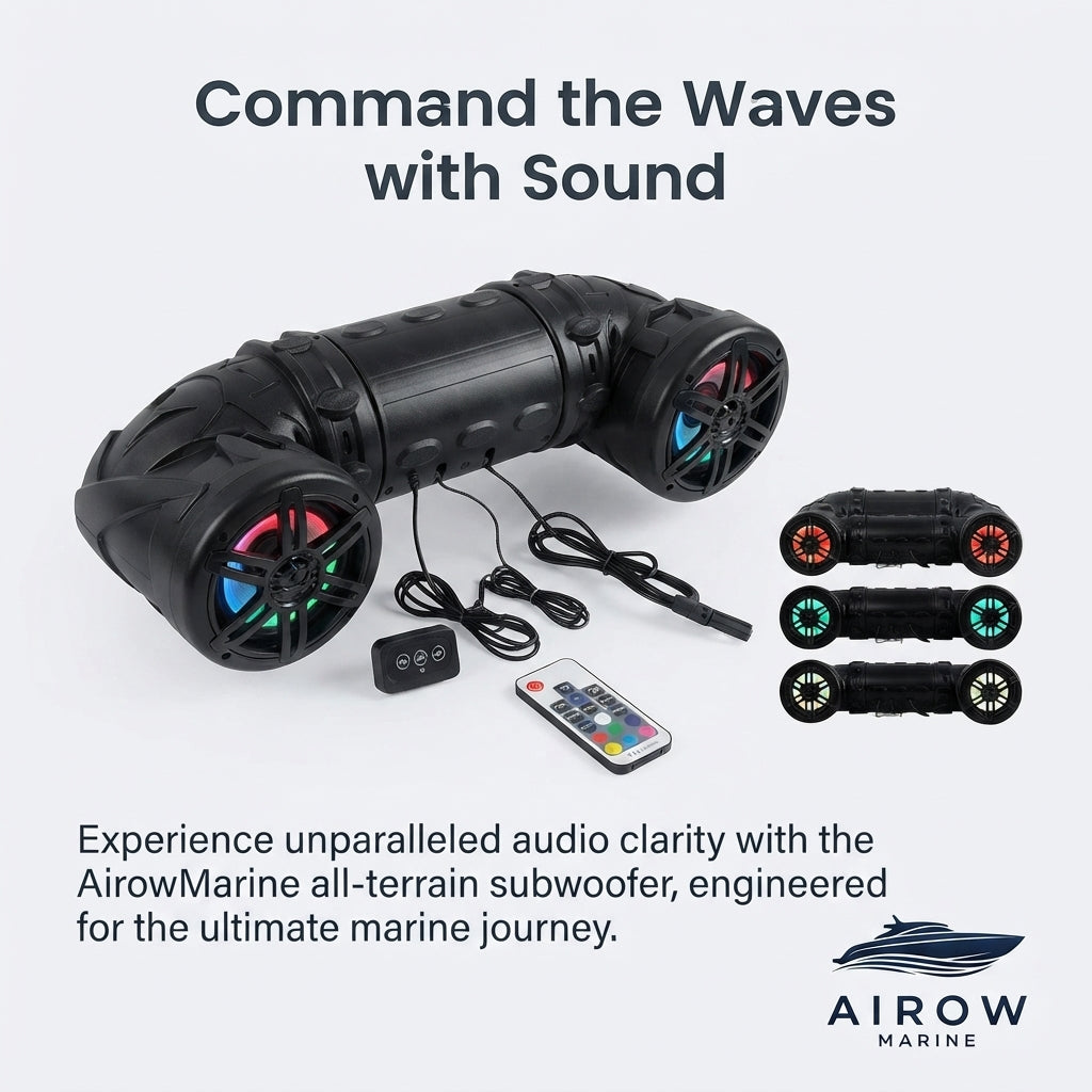 Airow Marine Bluetooth All-Terrain Speaker - 100W Peak (5.25-Inch)