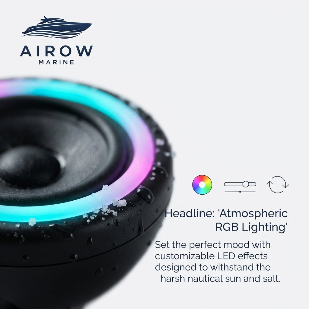 Airow Marine Bluetooth All-Terrain Speaker - 100W Peak (5.25-Inch)