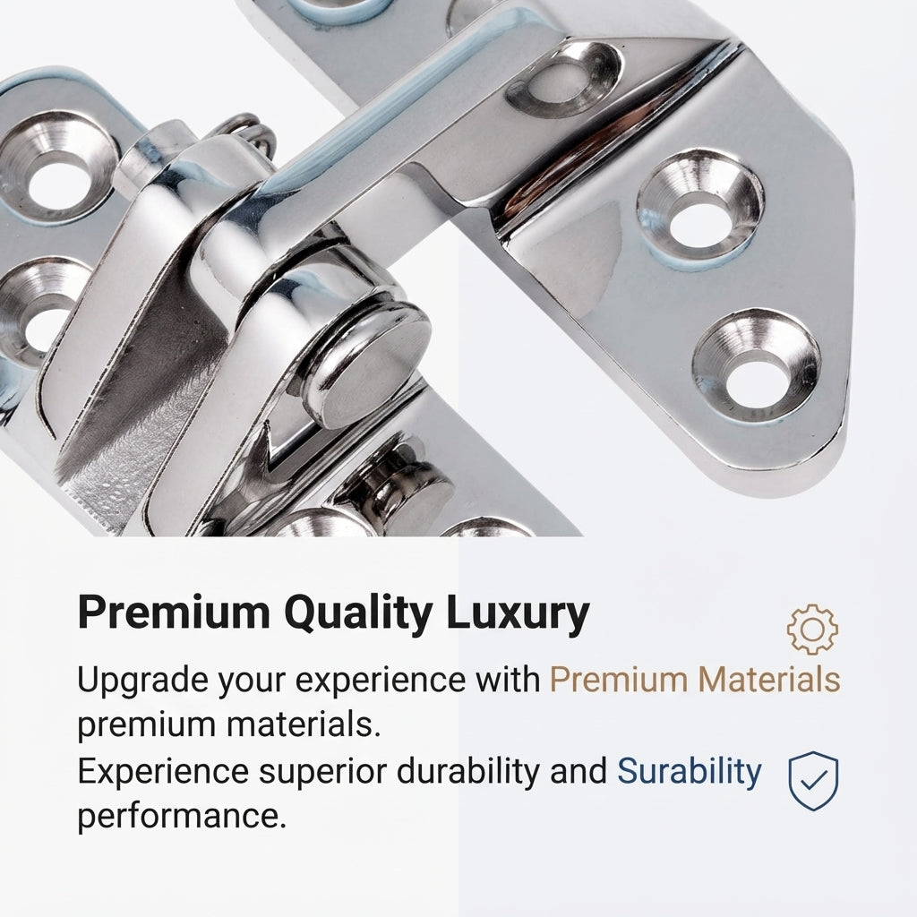 316 Stainless Steel Marine Butterfly Hinge - Heavy-Duty Deck Folding
