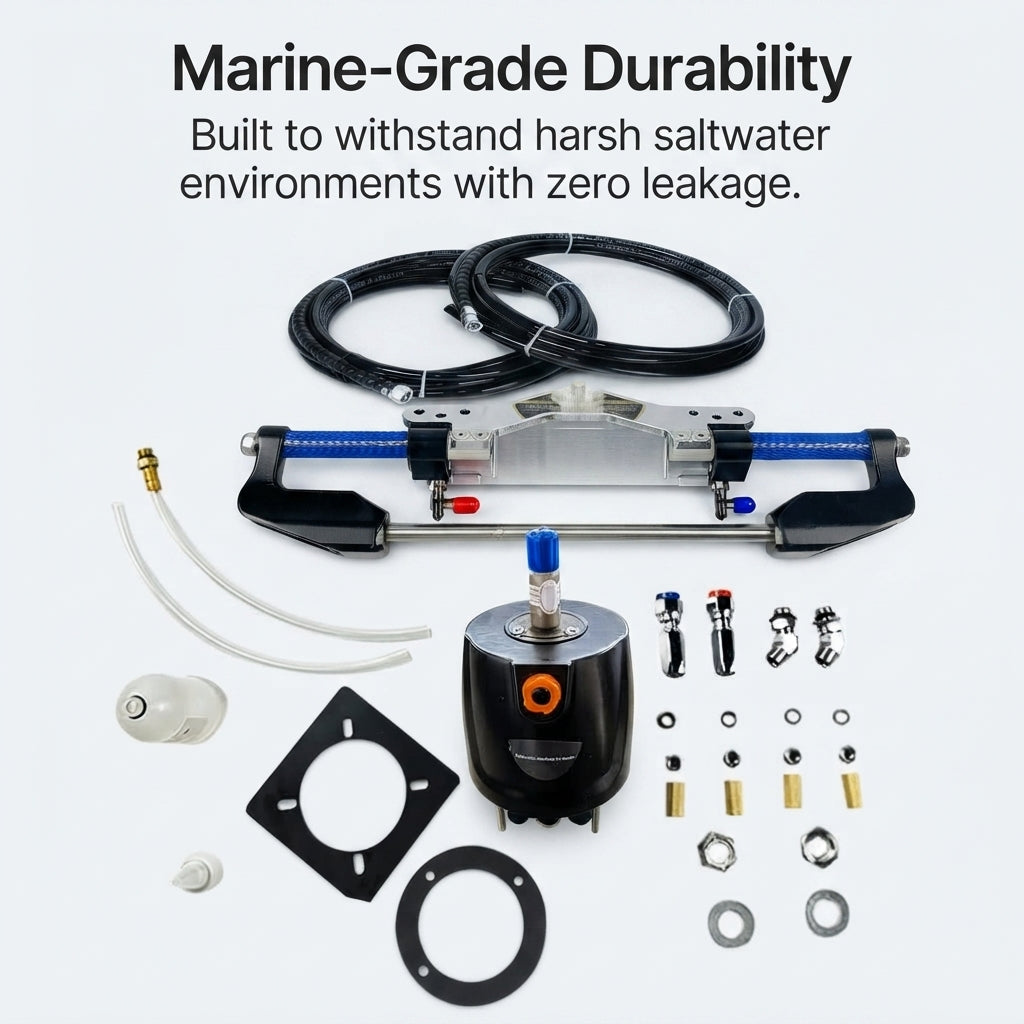Airow Marine 700 HP Hydraulic Steering System - Speedboat & Yacht Kit