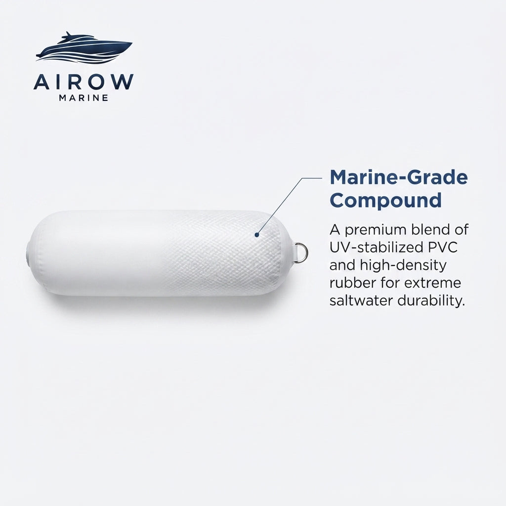 AirowMarine Inflatable Yacht Fender Mat - 5mm Marine-Grade PVC Shield