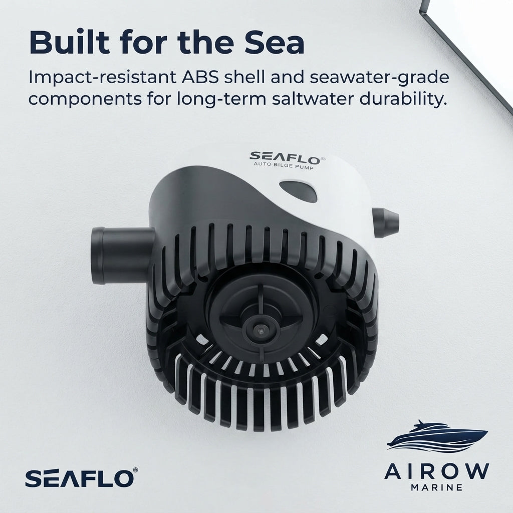 SEAFLO 1100 GPH Automatic Bilge Pump - 12V Marine Water Pump (19mm Outlet)