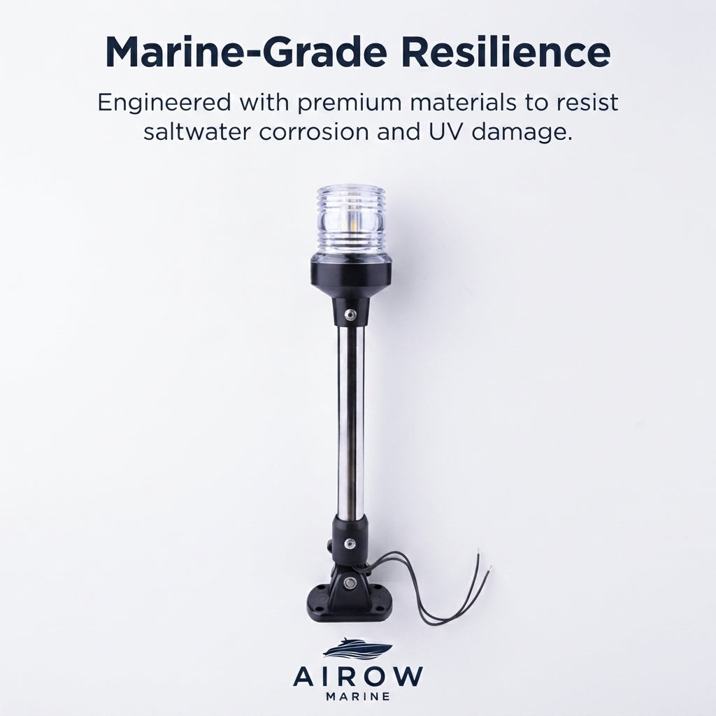 Adjustable Yacht All-Around Light - 5W LED 360° Visibility (12-inch)