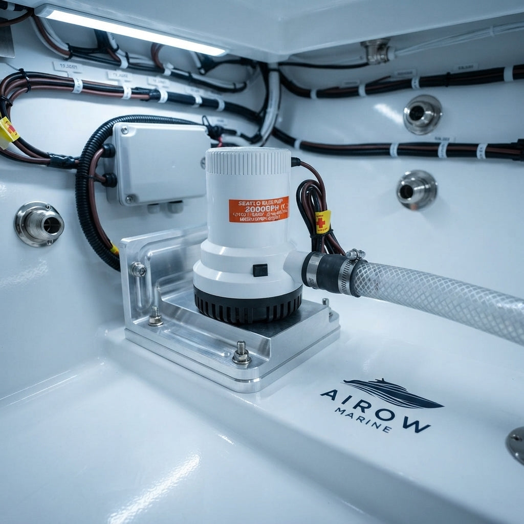 Seaflo 12V Marine Bilge Pump - 2000 GPH High Flow (29mm Outlet)