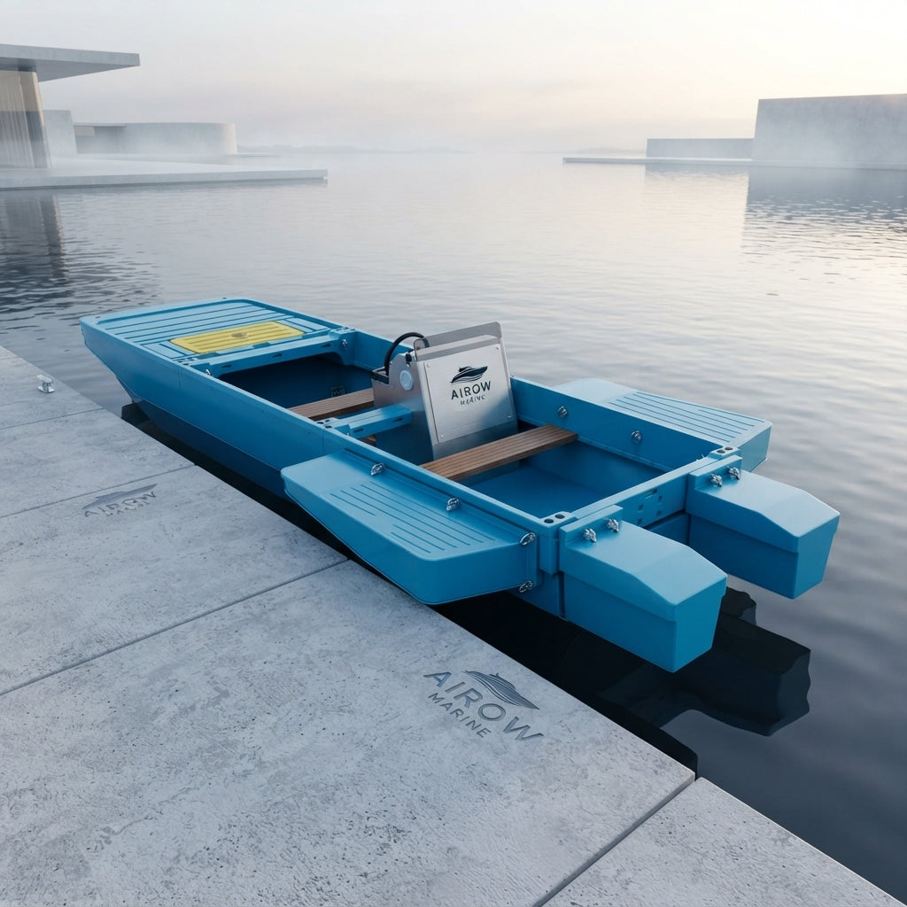 Airow Marine Modular Fishing Boat - Rotomolded HDPE Hull (3.78m)