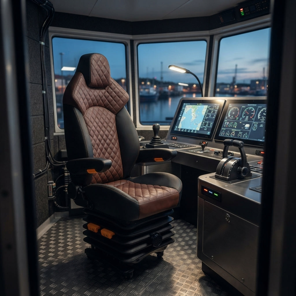 Suspension Operator Seat – 100 mm Travel, 500 mm Width