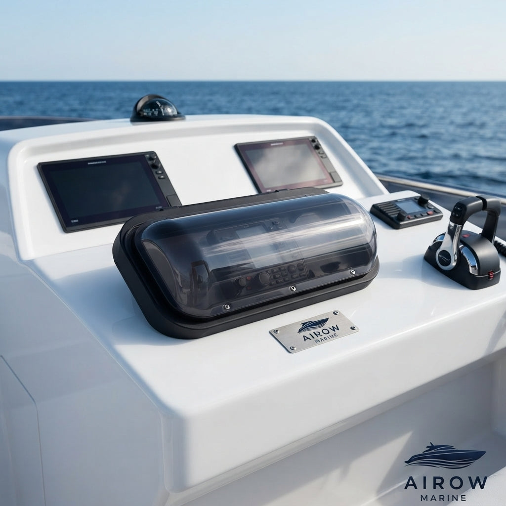 AirowMarine Universal Waterproof Marine Audio Cover - UV-Stabilized ABS