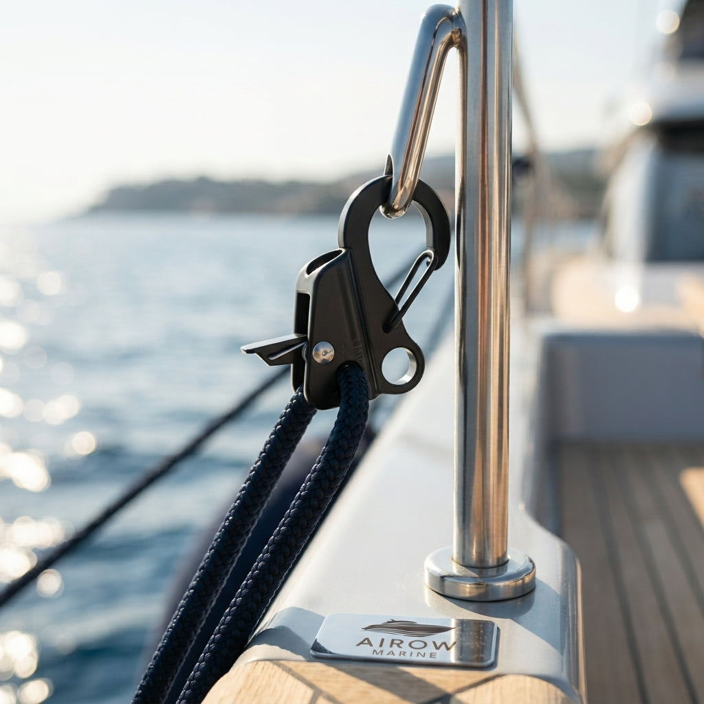 Airow Marine 304 Stainless Steel Quick-Release Boat Anchor Hook - 116mm