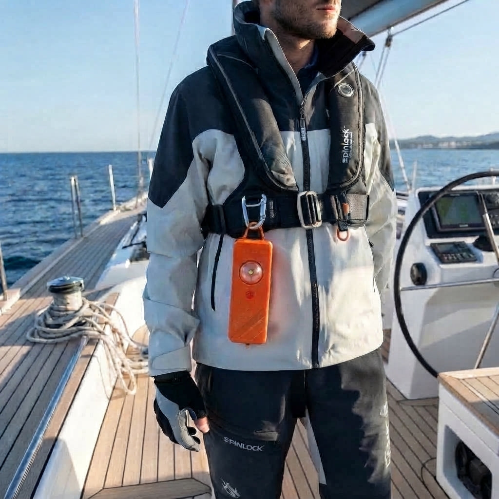 AIS-MOB Marine Personal Search & Rescue Beacon - IP67 Waterproof GPS Enabled