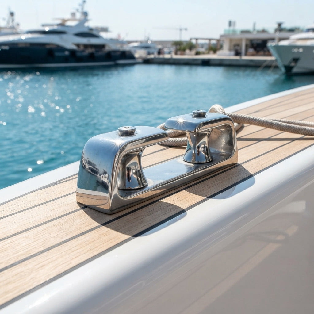Airow Marine 316 Stainless Steel Dual-Roller Cable Guide - Universal Fit