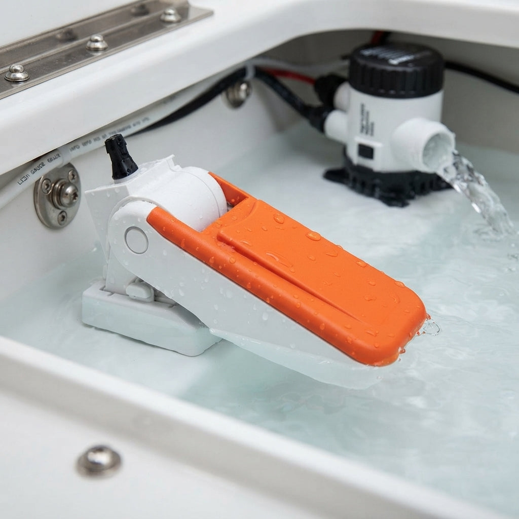 SEAFLO Marine Bilge Pump Float Switch - 20A 12-32VDC, Fully Automatic & Ignition Protected