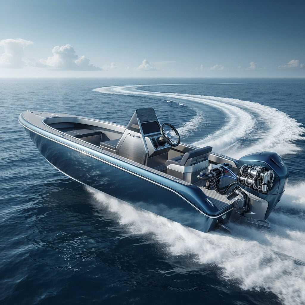 Airow Marine 700 HP Hydraulic Steering System - Speedboat & Yacht Kit