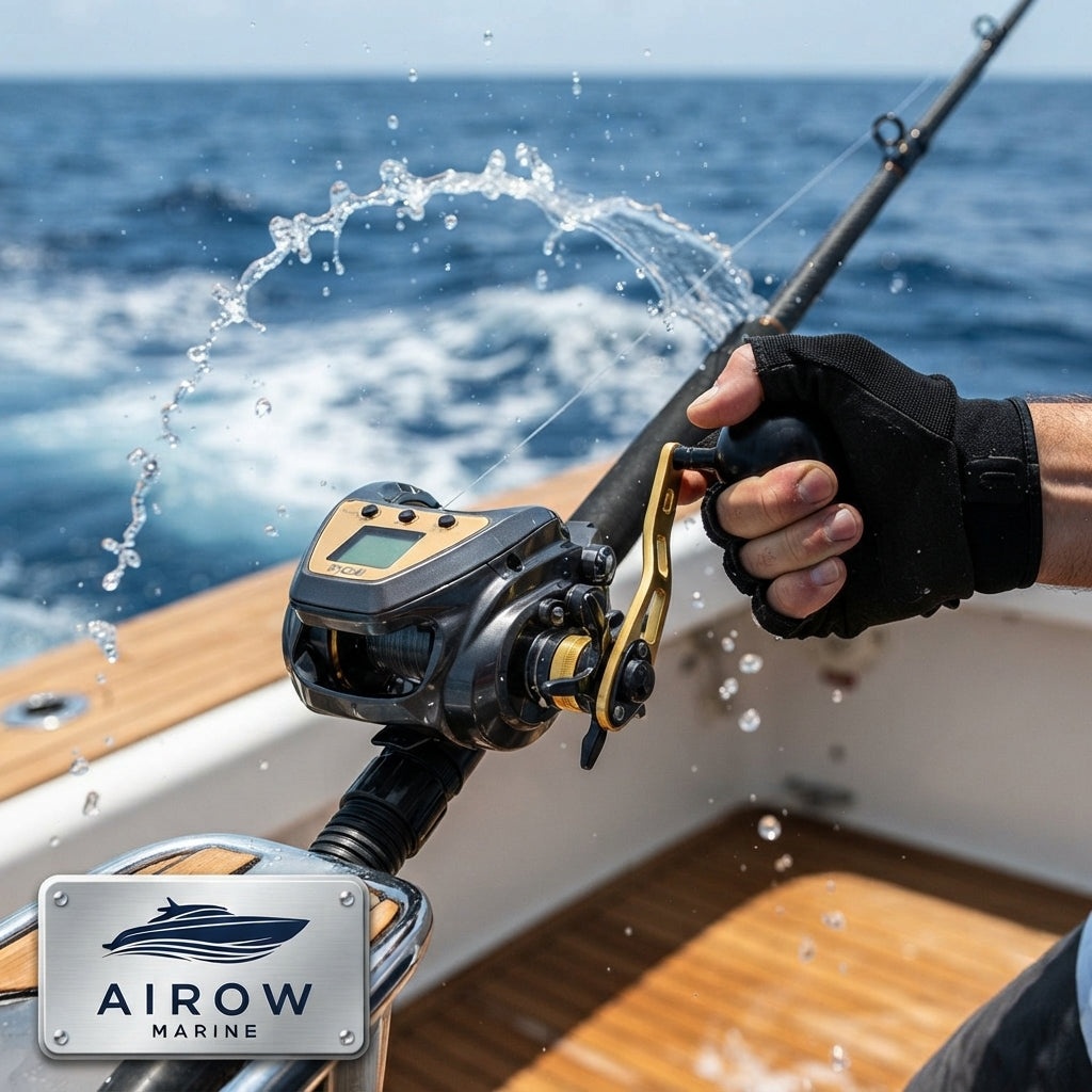 Airow Marine VX700 Electric Deep Sea Fishing Reel - 114kg Max Pulling Force