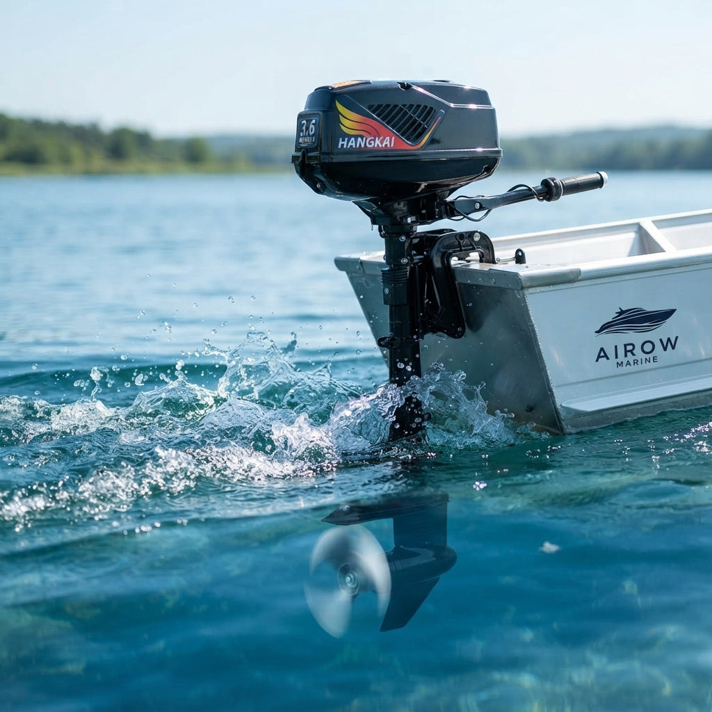 48V 800W Brushless Electric Outboard Motor - 13km/h Max Speed (420mm Shaft)