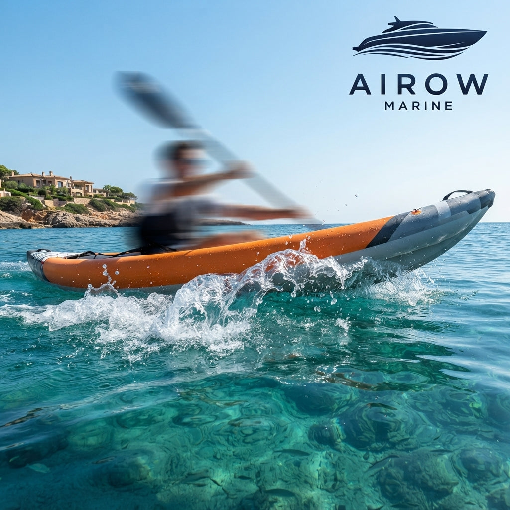 AirMarine Koetsu Inflatable Racing Kayak - Drop-Stitch PVC - 2 Person