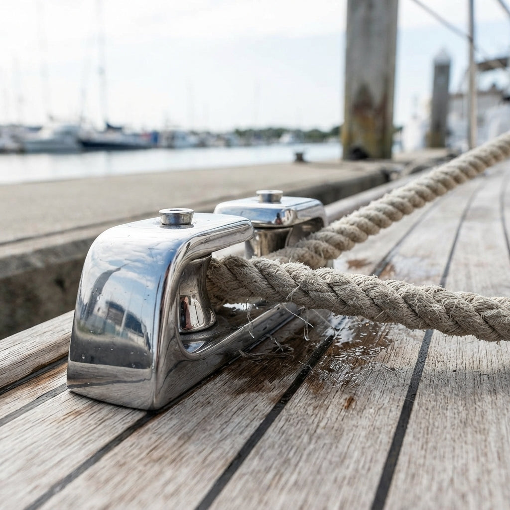 Airow Marine 316 Stainless Steel Dual-Roller Cable Guide - Universal Fit
