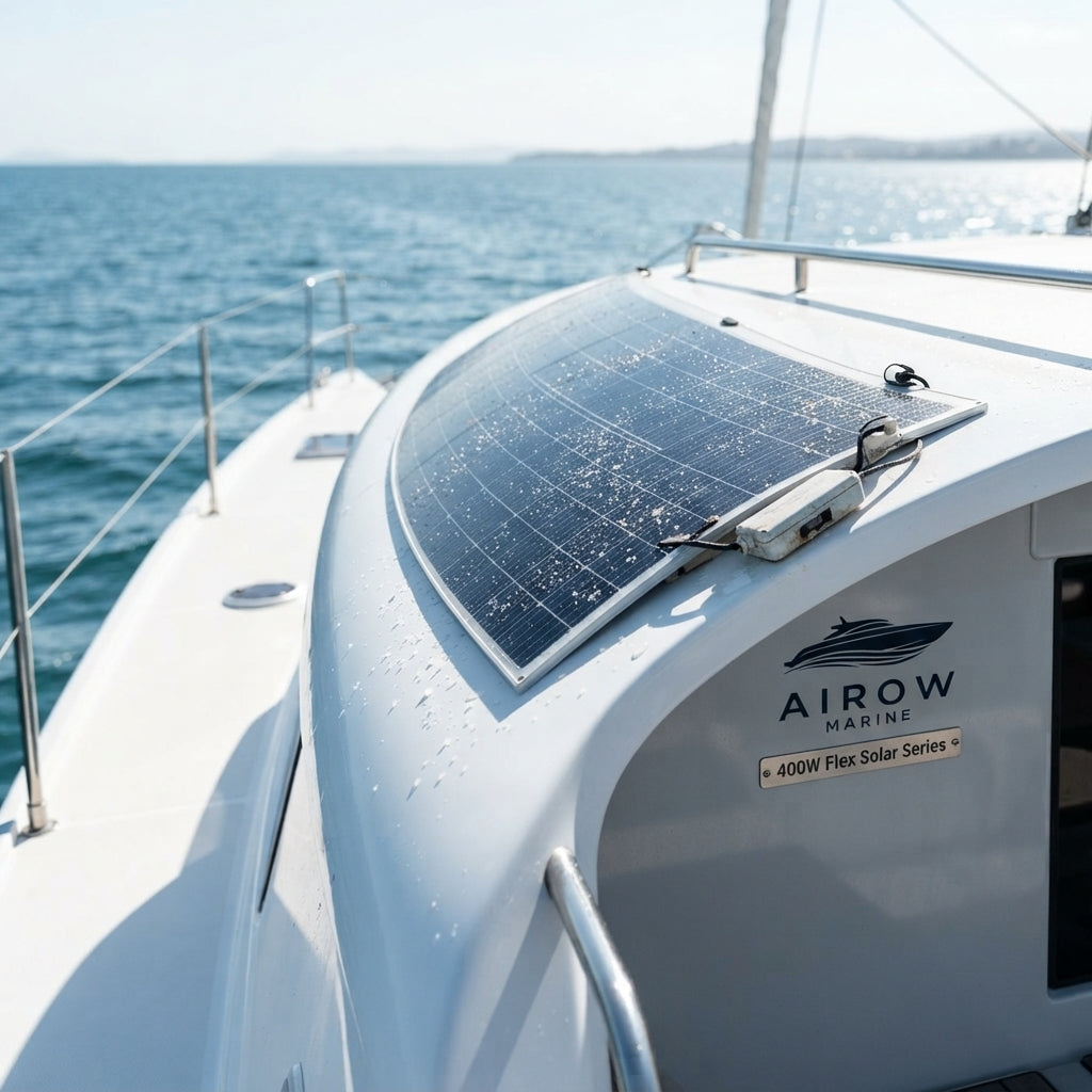 AirowMarine 400W Flexible ETFE Solar Panel - Marine Grade (2055x1100mm)