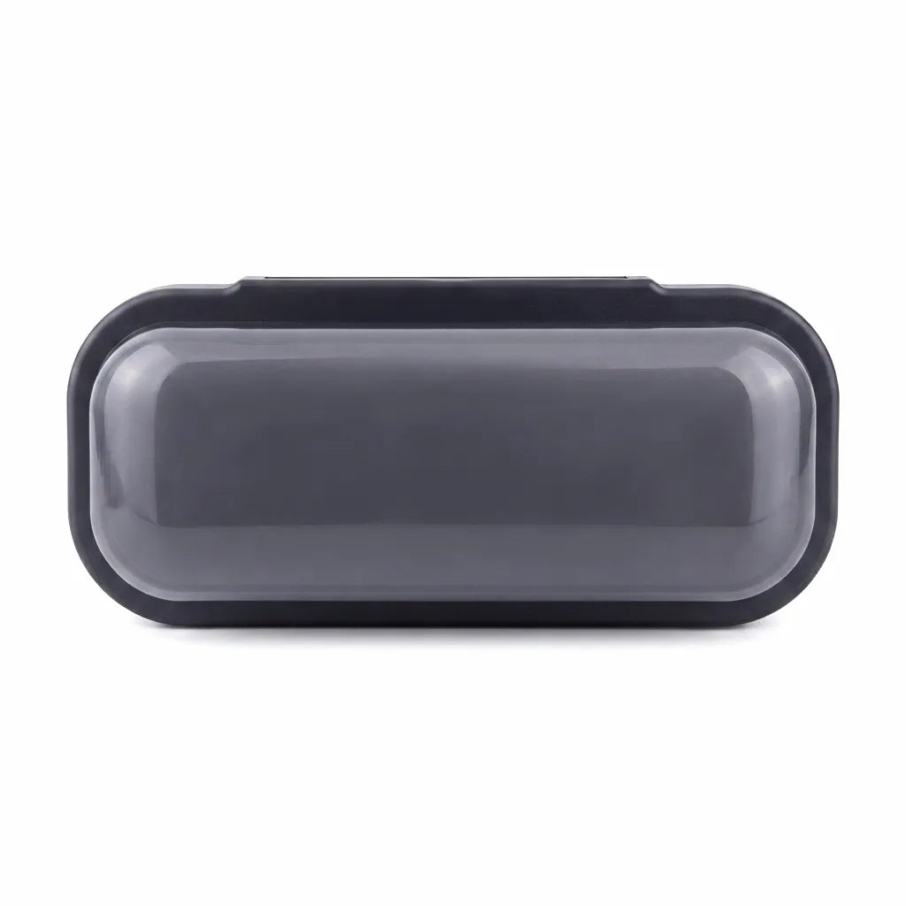 AirowMarine Universal Waterproof ABS Marine Audio Cover for Dashboard Radios, front view