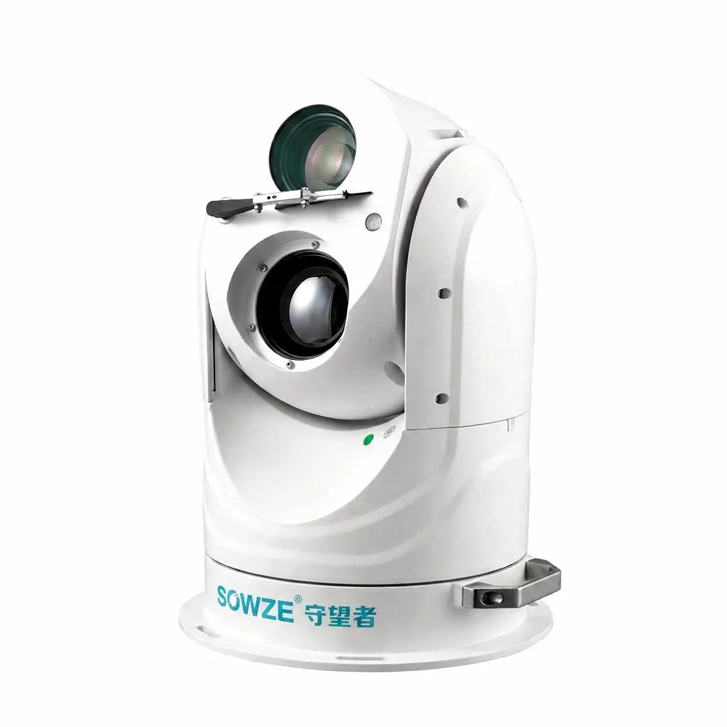 Marine Dual-Spectral Thermal Imaging Camera with Gyro-Stabilized Pan-Tilt