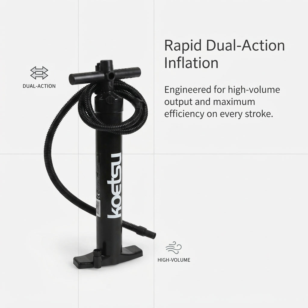 Dual-Action High-Pressure Hand Pump - Universal for SUP, Kayaks & Inflatables