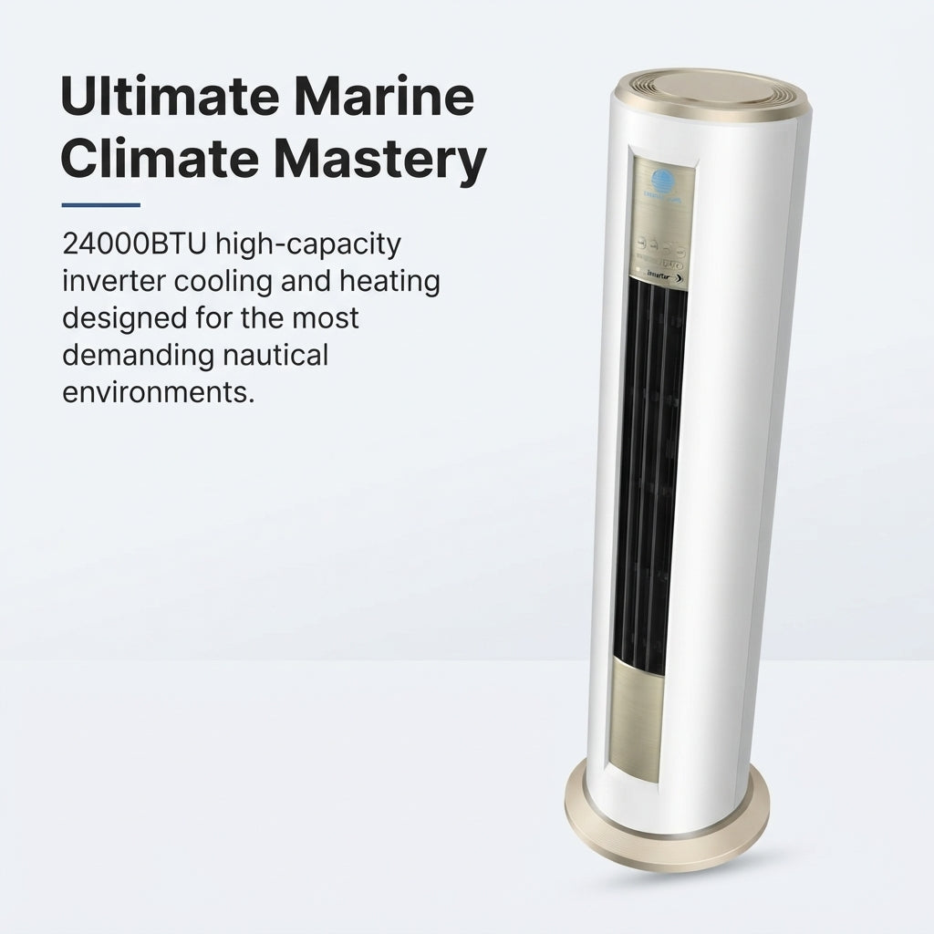 Airow Marine 24,000 BTU Floor-Standing Climate Control System - 220V/60Hz, Heating & Cooling