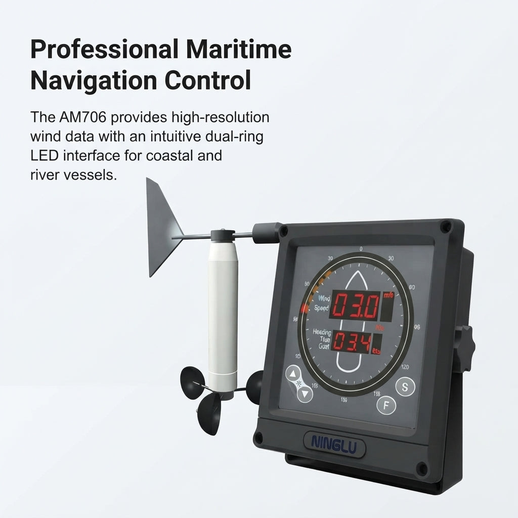 Airow Marine AM706 Marine Anemometer & Wind Direction Sensor - High-Accuracy