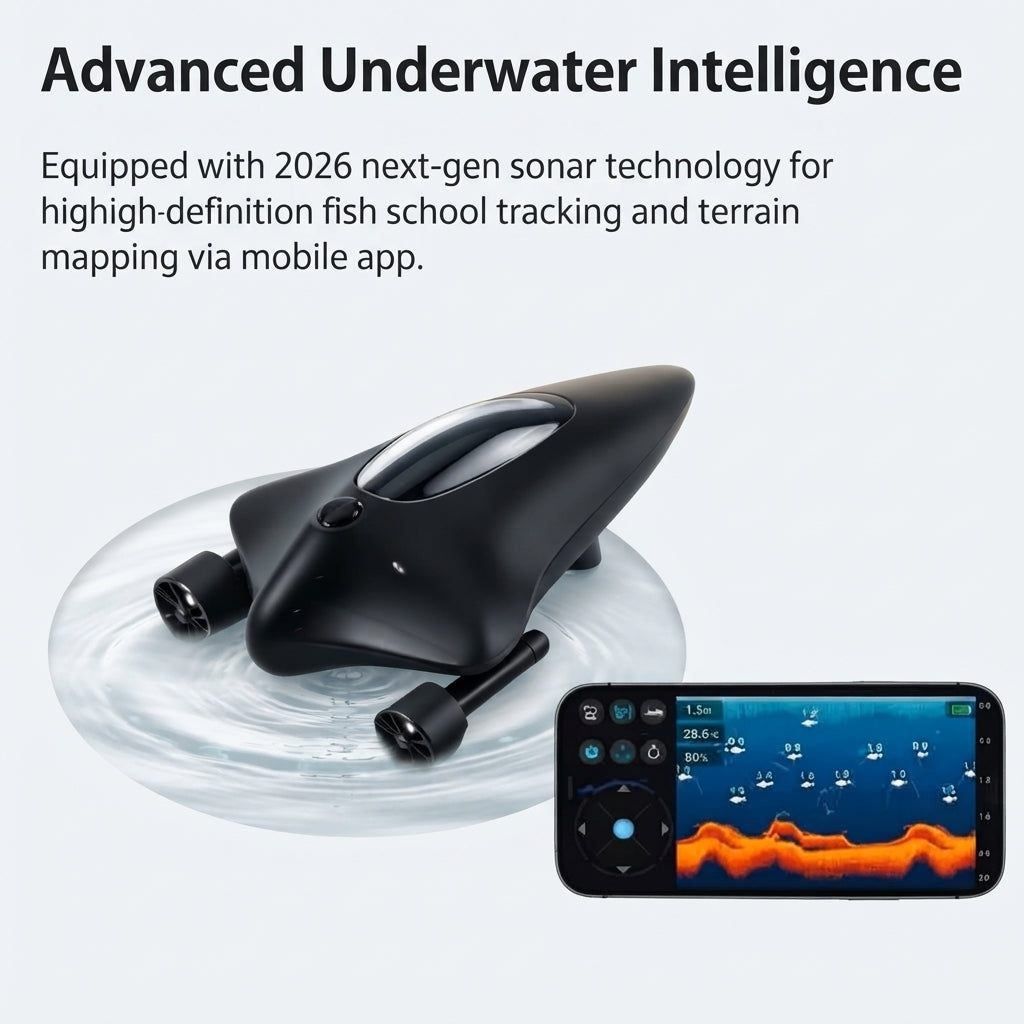 Airow Marine HERO Smart Sonar Fish Finder - HD Radar & App Control