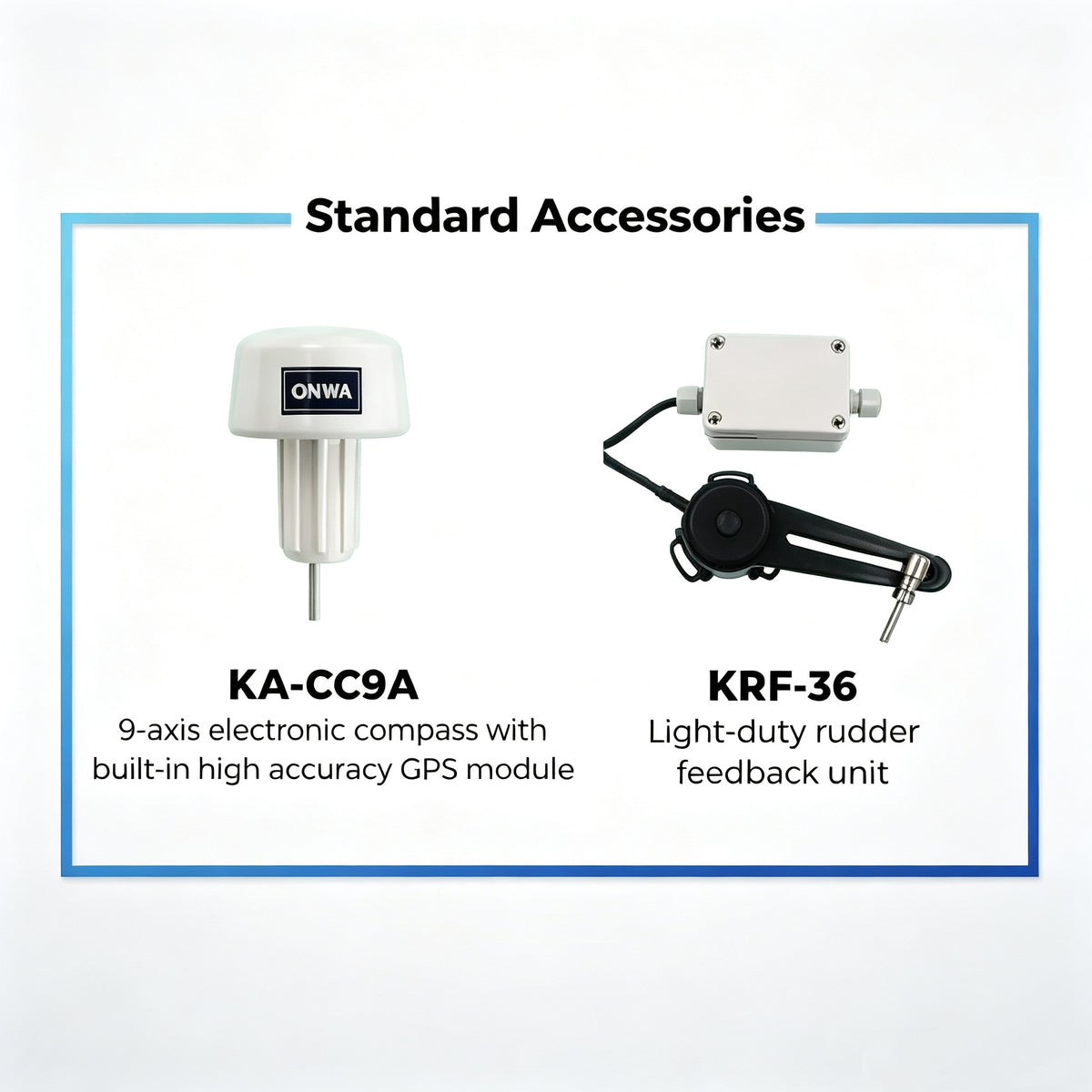 ONWA KAP-866 Marine Autopilot System - 9-Axis Heading Sensor & PID Control