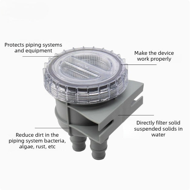 Airow Marine Seawater Strainer Filter - High-Flow Polymer, Universal Fit