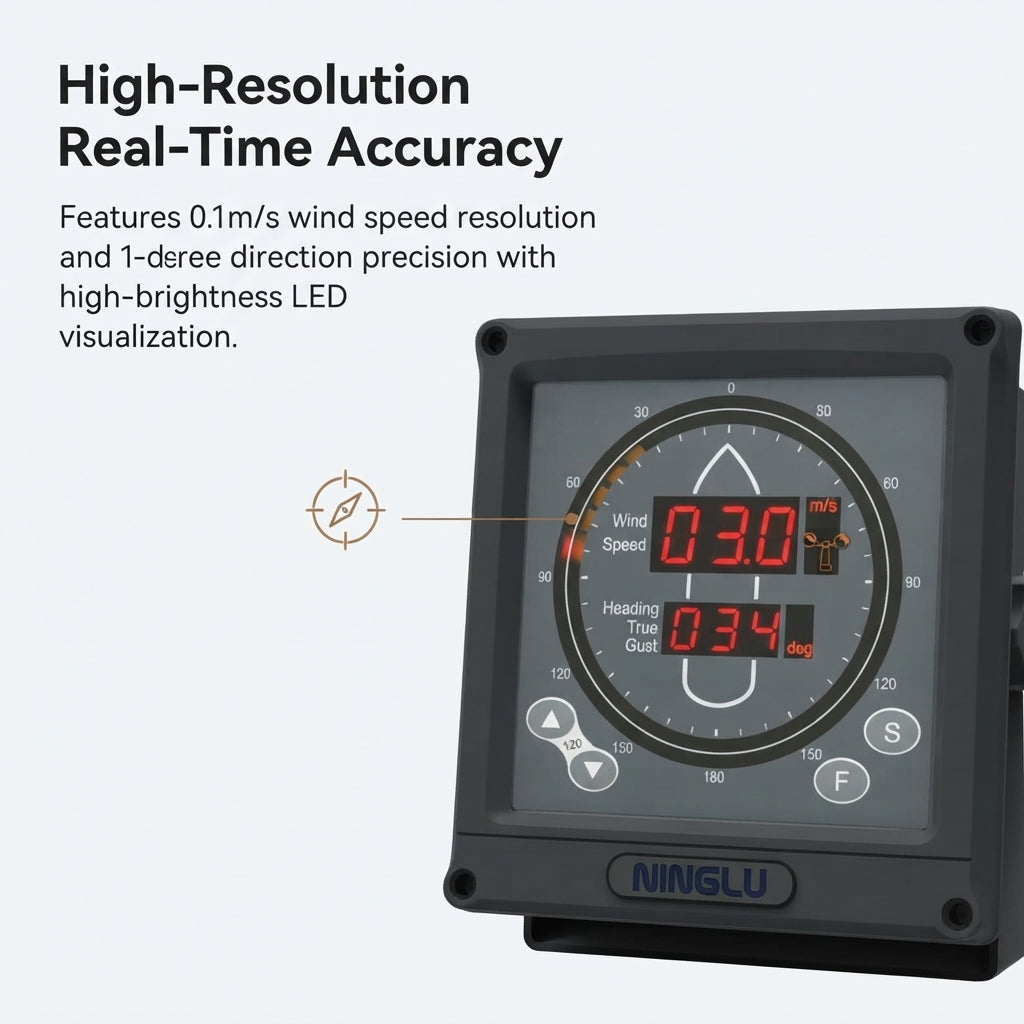 Airow Marine AM706 Marine Anemometer & Wind Direction Sensor - High-Accuracy
