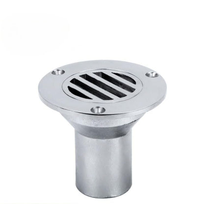 38MM Boat Floor Deck Drain,316 Stainless Steel Anti-Odor Scupper Deck Drain for Yacht,Speedboat,Fishing Boat