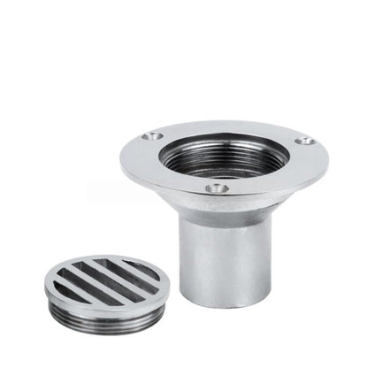 38MM Boat Floor Deck Drain,316 Stainless Steel Anti-Odor Scupper Deck Drain for Yacht,Speedboat,Fishing Boat