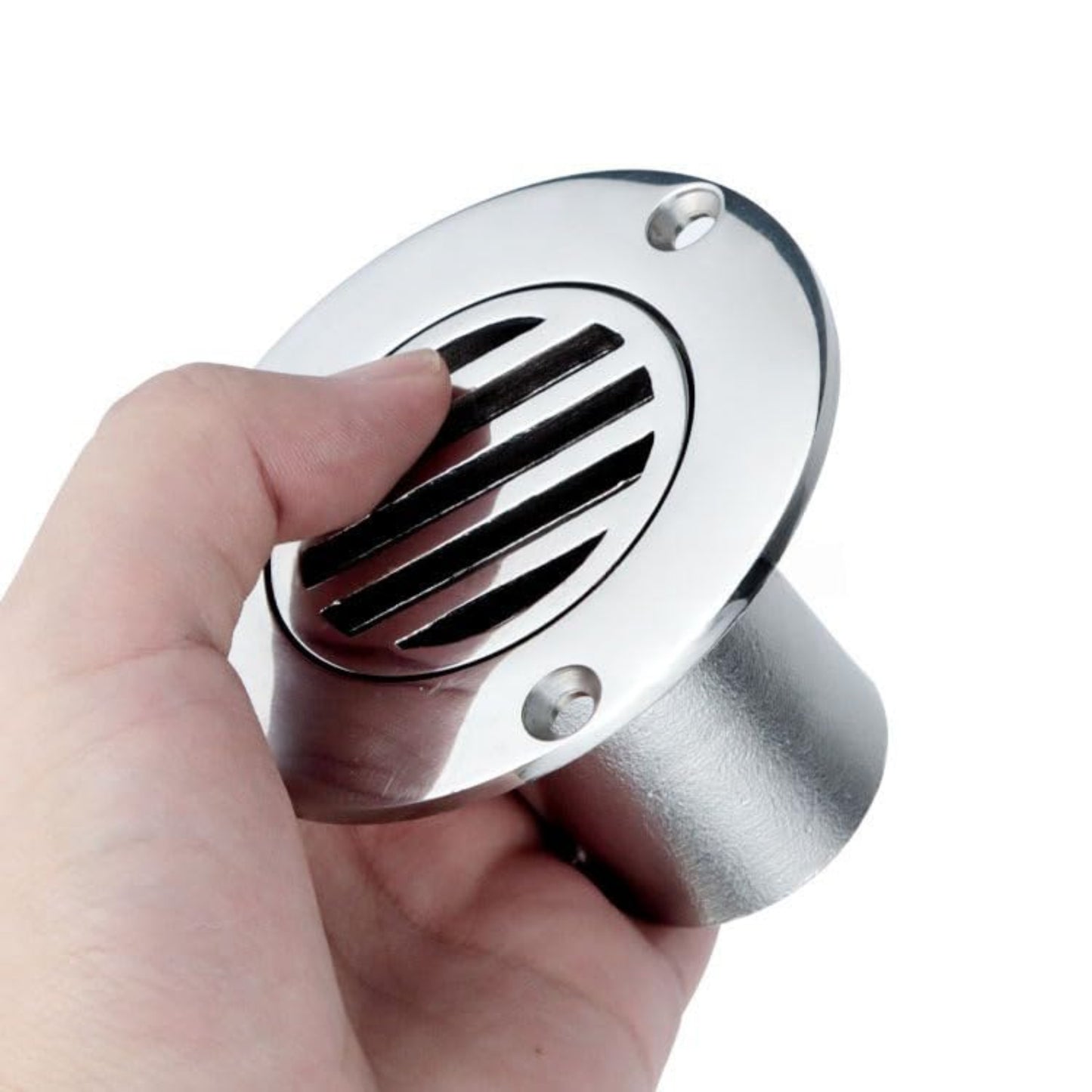 38MM Boat Floor Deck Drain,316 Stainless Steel Anti-Odor Scupper Deck Drain for Yacht,Speedboat,Fishing Boat