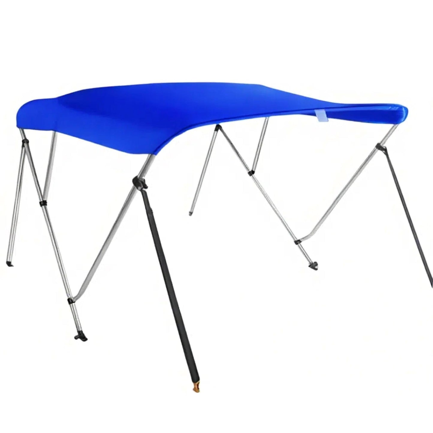 3 Bow Bimini Top Boat Cover, 600D/1200D Oxford Cloth Marine Canopy with 304 Stainless Steel Tube Frame for Cruise Yachts,Boats