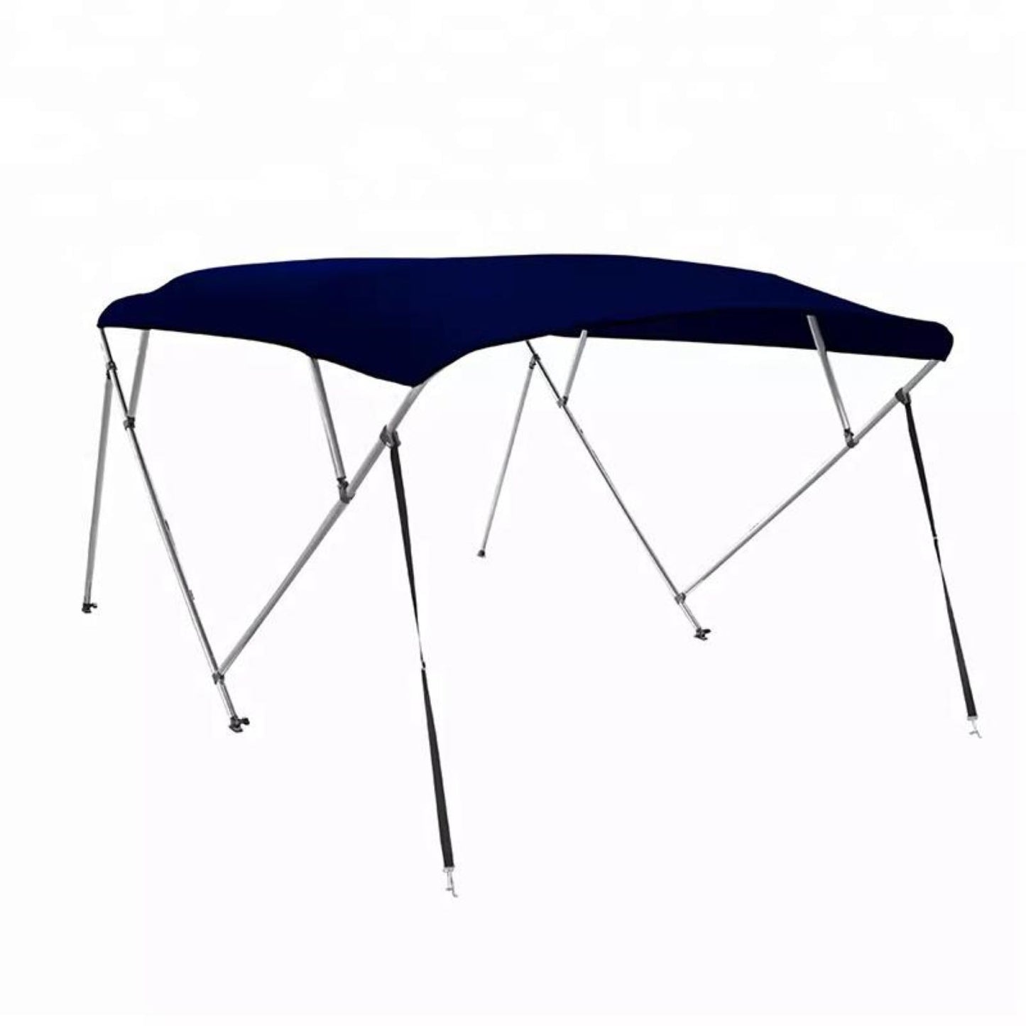 3 Bow Bimini Top Boat Cover, 600D/1200D Oxford Cloth Marine Canopy with 304 Stainless Steel Tube Frame for Cruise Yachts,Boats