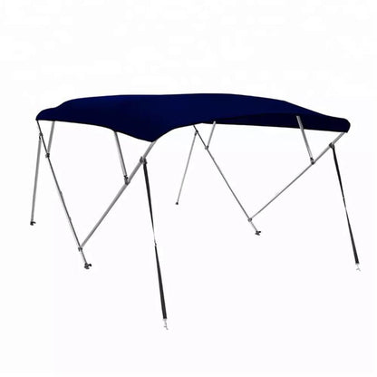 3 Bow Bimini Top Boat Cover, 600D/1200D Oxford Cloth Marine Canopy with 304 Stainless Steel Tube Frame for Cruise Yachts,Boats