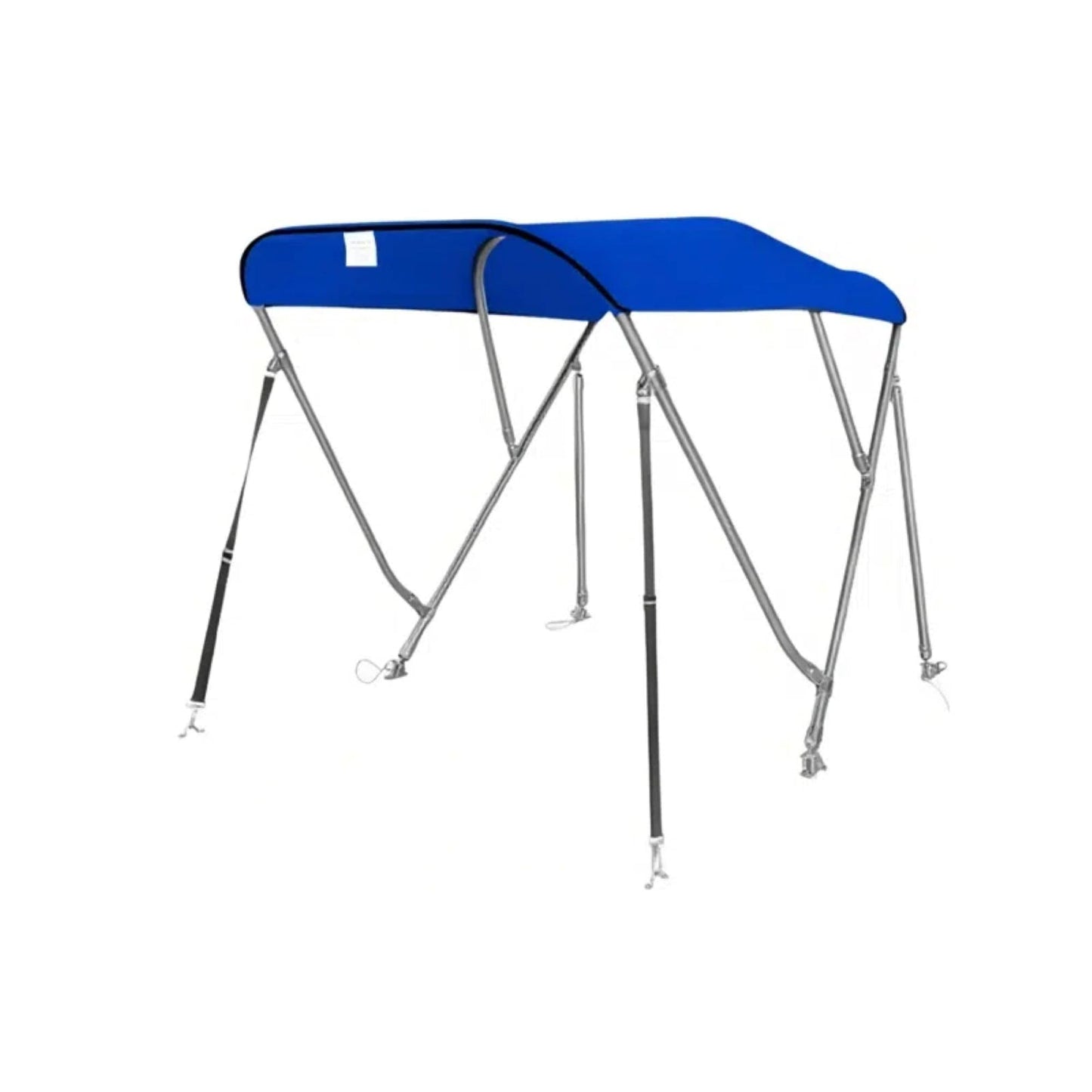 3 Bow Bimini Top Boat Cover, 600D/1200D Oxford Cloth Marine Canopy with 304 Stainless Steel Tube Frame for Cruise Yachts,Boats