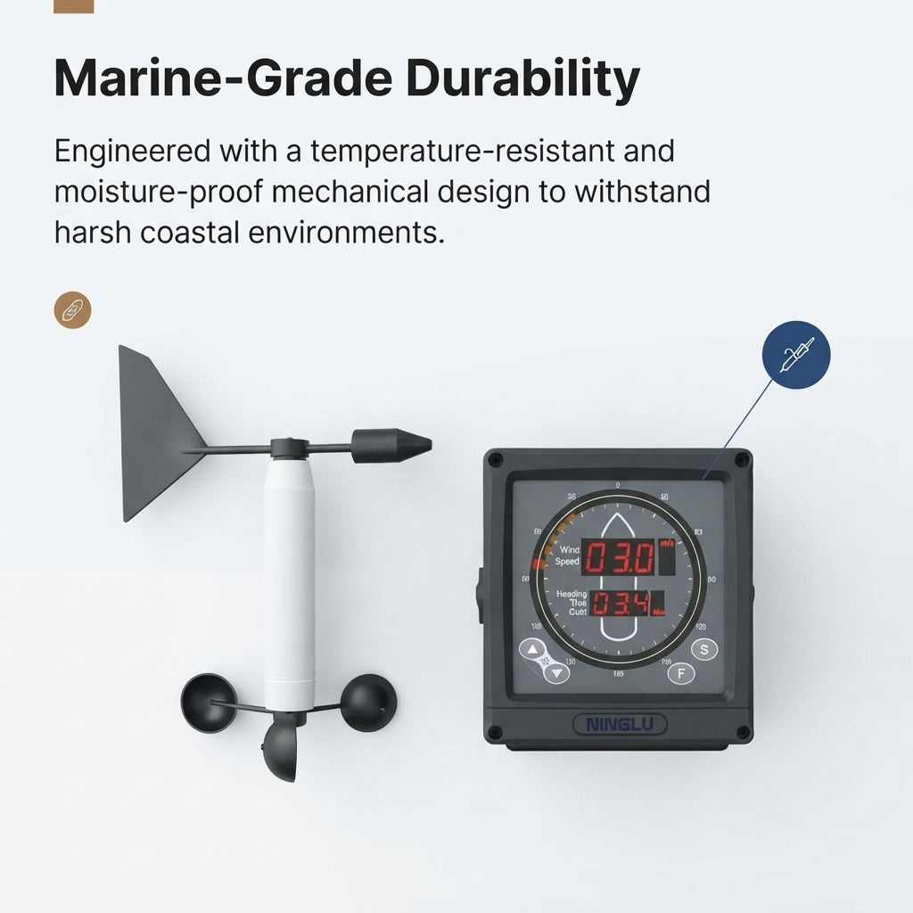 Airow Marine AM706 Marine Anemometer & Wind Direction Sensor - High-Accuracy