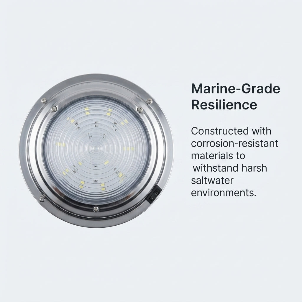Airow Marine 3.2W Dual-Mode LED Cabin Light - 316 SS (171mm)